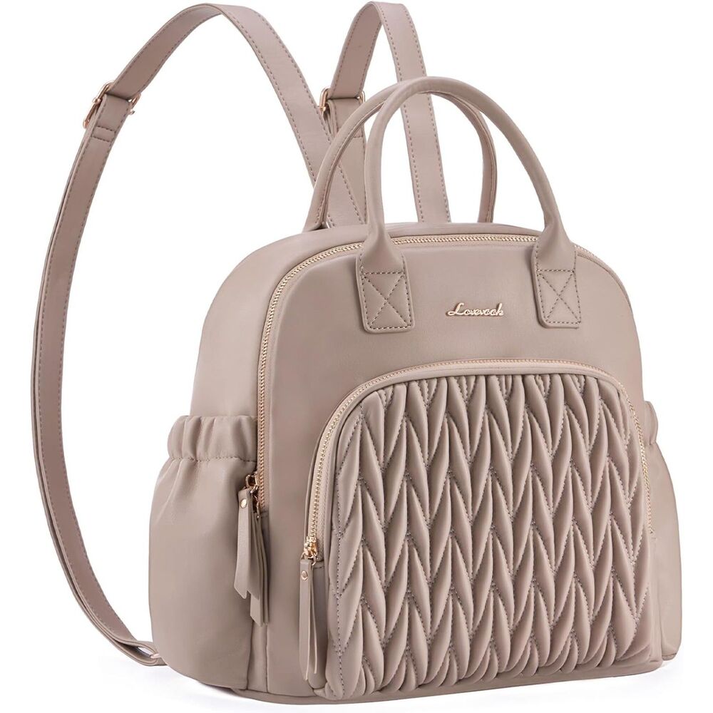 LOVEVOOK Small Fashionable 16L Diaper Bag Backpack for Mom & Dad